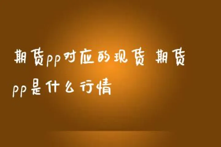 期货pm指标是什么(期货pp指数是什么意思) (https://www.njaxzs.com/) 期货开户 第1张