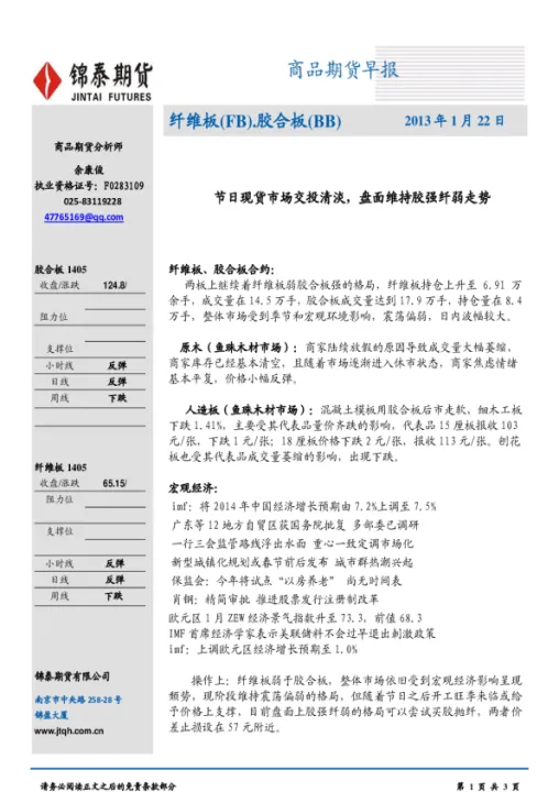 胶合板1803期货行情(胶合板期货基本面分析) (https://www.njaxzs.com/) 内盘期货 第1张
