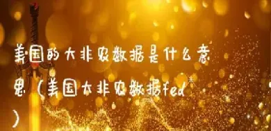 期货中的非农是什么意思(期货里的非农是什么意思) (https://www.njaxzs.com/) 黄金期货 第1张