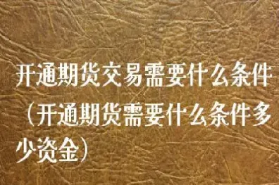 多少资金可以玩期货(期货可用资金负多少被强平) (https://www.njaxzs.com/) 期货行情 第1张