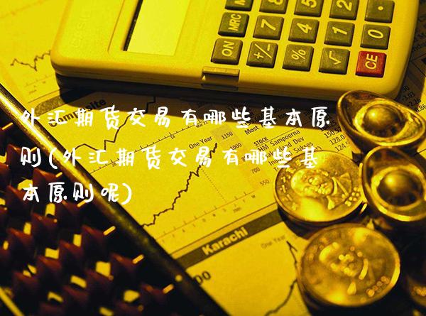 外汇期货交易有哪些基本原则(外汇期货交易有哪些基本原则呢) 期货行情 第1张-爱新财经 外汇期货交易有哪些基本原则(外汇期货交易有哪些基本原则呢) (https://www.njaxzs.com/) 期货行情 第1张