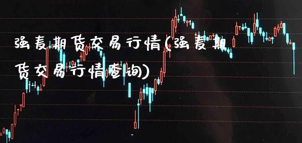 强麦期货交易行情(强麦期货交易行情查询) (https://www.njaxzs.com/) 原油期货 第1张