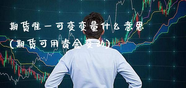 期货唯一可变变量什么意思(期货可用资金变动) (https://www.njaxzs.com/) 期货直播间 第1张
