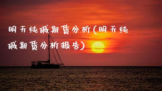 明天纯碱期货分析(明天纯碱期货分析报告) (https://www.njaxzs.com/) 期货直播间 第1张