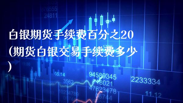 白银期货手续费百分之20(期货白银交易手续费多少) (https://www.njaxzs.com/) 期货行情 第1张