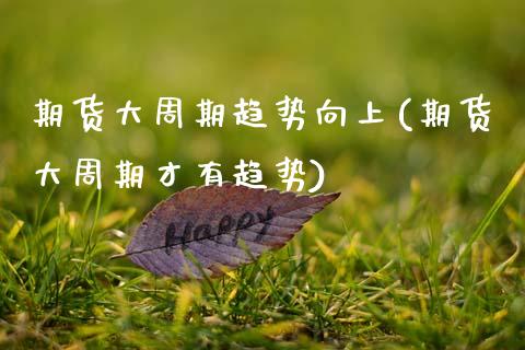 期货大周期趋势向上(期货大周期才有趋势) (https://www.njaxzs.com/) 内盘期货 第1张