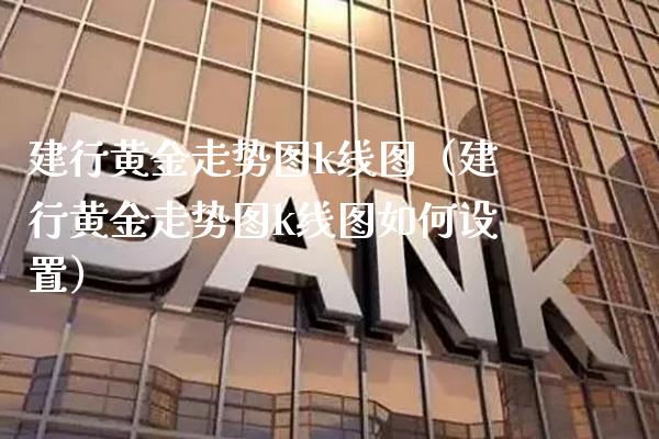 建行黄金走势图k线图（建行黄金走势图k线图如何设置） (https://www.njaxzs.com/) 期货直播间 第1张