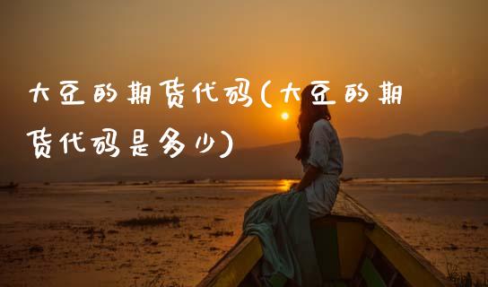 大豆的期货代码(大豆的期货代码是多少) (https://www.njaxzs.com/) 原油期货 第1张