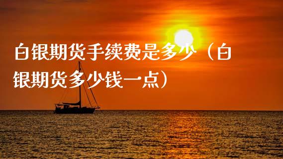 白银期货手续费是多少（白银期货多少钱一点） (https://www.njaxzs.com/) 期货直播间 第1张