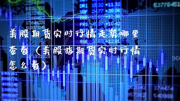 美股期货实时行情走势哪里查看(美股指期货实时行情怎么看) 内盘期货 第1张-爱新财经 美股期货实时行情走势哪里查看(美股指期货实时行情怎么看) (https://www.njaxzs.com/) 内盘期货 第1张