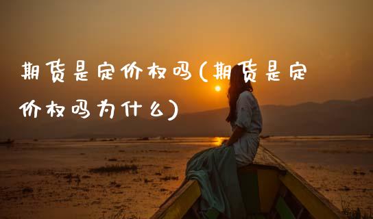 期货是定价权吗(期货是定价权吗为什么) (https://www.njaxzs.com/) 黄金期货 第1张