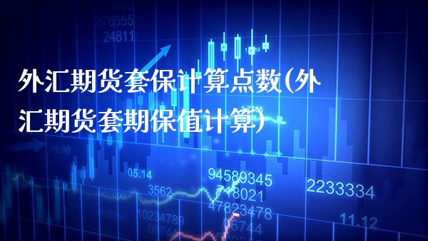 外汇期货套保计算点数(外汇期货套期保值计算) (https://www.njaxzs.com/) 内盘期货 第1张