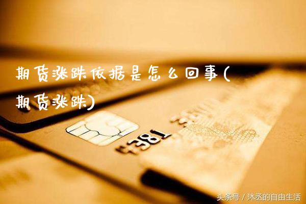 期货涨跌依据是怎么回事(期货涨跌) (https://www.njaxzs.com/) 原油期货 第1张