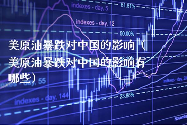 美原油暴跌对中国的影响（美原油暴跌对中国的影响有哪些） (https://www.njaxzs.com/) 黄金期货 第1张