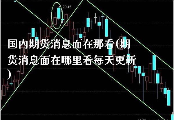 国内期货消息面在那看(期货消息面在哪里看每天更新) (https://www.njaxzs.com/) 黄金期货 第1张