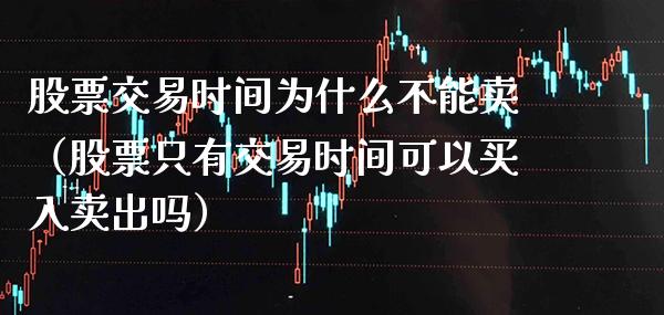 股票交易时间为什么不能卖（股票只有交易时间可以买入卖出吗） (https://www.njaxzs.com/) 期货直播间 第1张