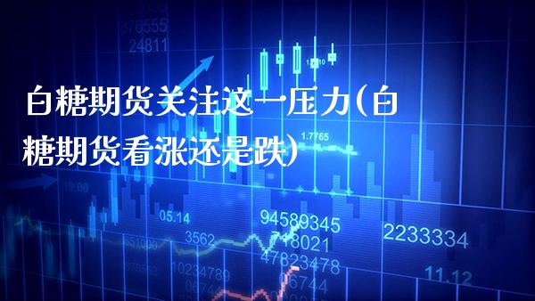 白糖期货关注这一压力(白糖期货看涨还是跌) (https://www.njaxzs.com/) 期货直播间 第1张
