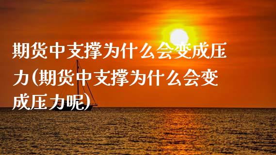 期货中支撑为什么会变成压力(期货中支撑为什么会变成压力呢) (https://www.njaxzs.com/) 期货直播间 第1张