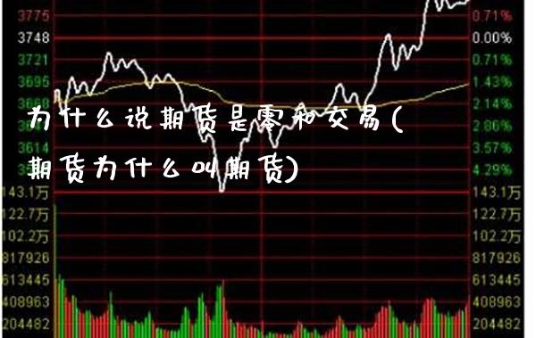为什么说期货是零和交易(期货为什么叫期货) (https://www.njaxzs.com/) 期货行情 第1张
