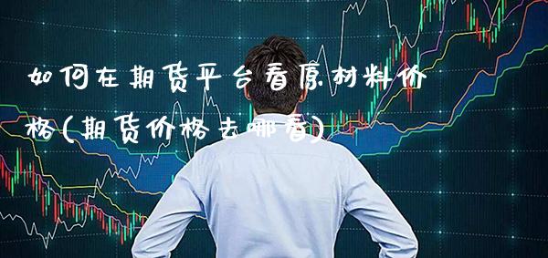 如何在期货平台看原材料价格(期货价格去哪看) 期货投资 第1张-爱新财经 如何在期货平台看原材料价格(期货价格去哪看) (https://www.njaxzs.com/) 期货投资 第1张