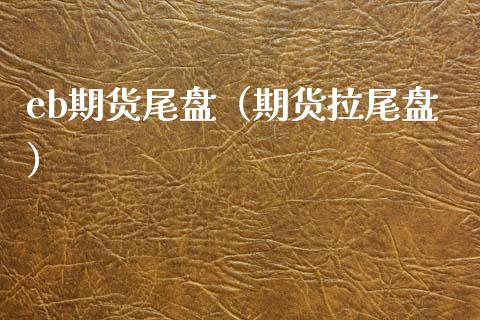 eb期货尾盘（期货拉尾盘） (https://www.njaxzs.com/) 期货直播间 第1张