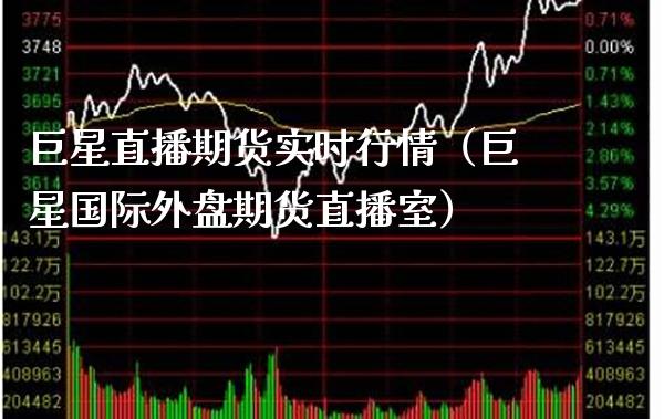 巨星直播期货实时行情（巨星国际外盘期货直播室） (https://www.njaxzs.com/) 期货直播间 第1张