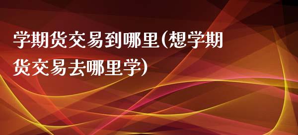 学期货交易到哪里(想学期货交易去哪里学) (https://www.njaxzs.com/) 原油期货 第1张