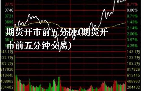 期货开市前五分钟(期货开市前五分钟交易) (https://www.njaxzs.com/) 期货直播间 第1张