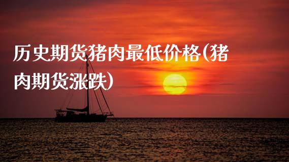 历史期货猪肉最低价格(猪肉期货涨跌) (https://www.njaxzs.com/) 期货直播间 第1张