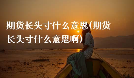 期货长头寸什么意思(期货长头寸什么意思啊) (https://www.njaxzs.com/) 期货直播间 第1张