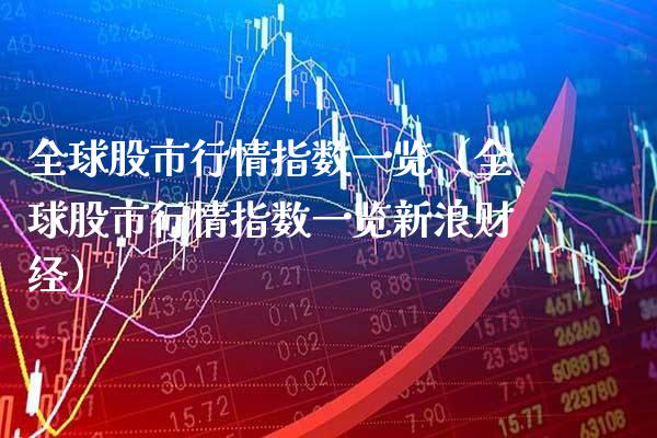 全球股市行情指数一览（全球股市行情指数一览新浪财经） (https://www.njaxzs.com/) 期货直播间 第1张