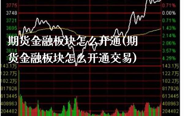 期货金融板块怎么开通(期货金融板块怎么开通交易) (https://www.njaxzs.com/) 内盘期货 第1张