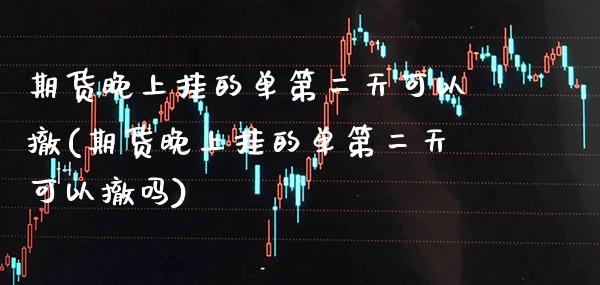 期货晚上挂的单第二天可以撤(期货晚上挂的单第二天可以撤吗) (https://www.njaxzs.com/) 期货行情 第1张