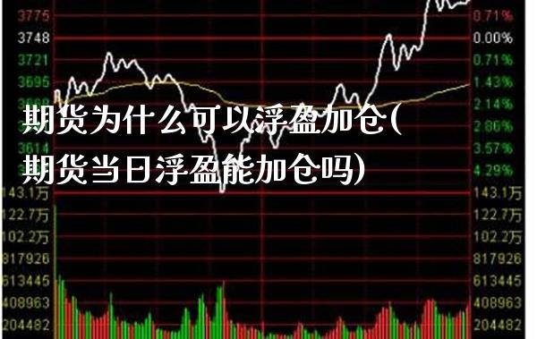 期货为什么可以浮盈加仓(期货当日浮盈能加仓吗) (https://www.njaxzs.com/) 期货投资 第1张