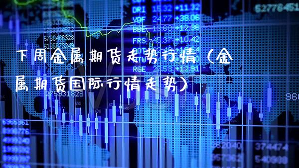 下周金属期货走势行情（金属期货国际行情走势） (https://www.njaxzs.com/) 黄金期货 第1张