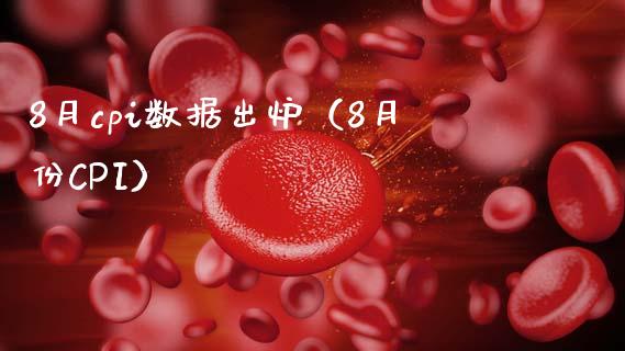 8月cpi数据出炉（8月份CPI） (https://www.njaxzs.com/) 期货直播间 第1张