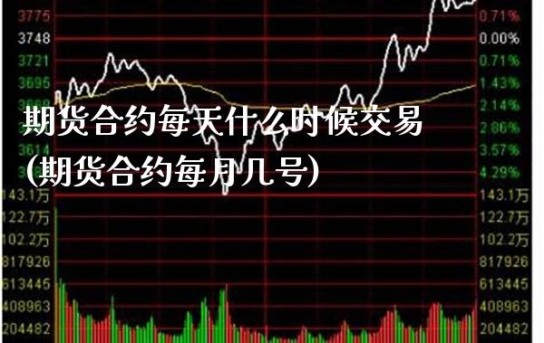 期货合约每天什么时候交易(期货合约每月几号) (https://www.njaxzs.com/) 期货行情 第1张