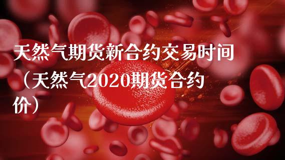 天然气期货新合约交易时间（天然气2020期货合约价） (https://www.njaxzs.com/) 期货行情 第1张