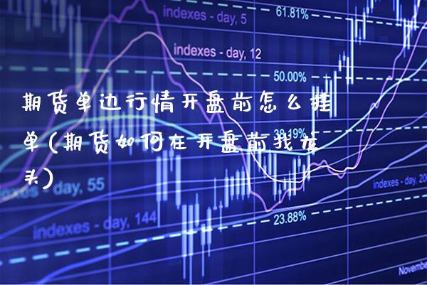 期货单边行情开盘前怎么挂单(期货如何在开盘前找龙头) (https://www.njaxzs.com/) 期货行情 第1张