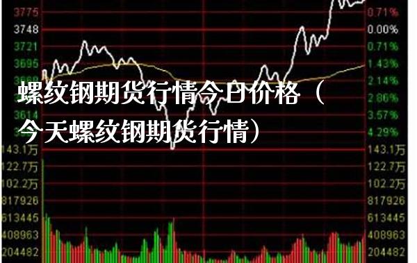 螺纹钢期货行情今日（今天螺纹钢期货行情） (https://www.njaxzs.com/) 期货行情 第1张