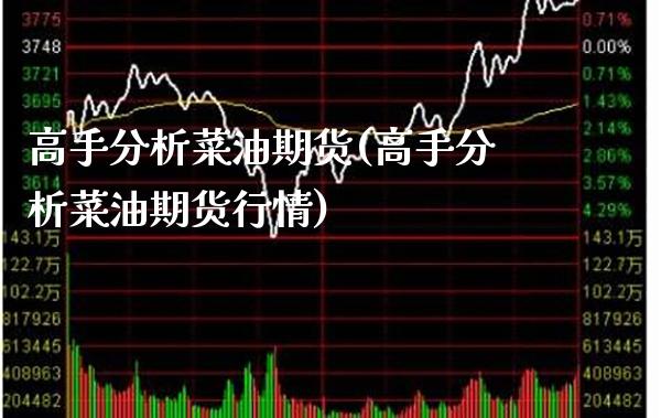 高手分析菜油期货(高手分析菜油期货行情) (https://www.njaxzs.com/) 期货直播间 第1张