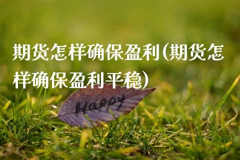 期货怎样确保盈利(期货怎样确保盈利平稳) (https://www.njaxzs.com/) 期货行情 第1张