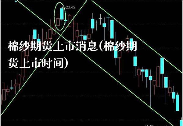 棉纱期货上市消息(棉纱期货上市时间) 期货直播间 第1张-爱新财经 棉纱期货上市消息(棉纱期货上市时间) (https://www.njaxzs.com/) 期货直播间 第1张