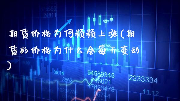 期货价格为何频频上涨(期货的价格为什么会每天变动) (https://www.njaxzs.com/) 期货开户 第1张