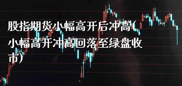 股指期货小幅高开后冲高(小幅高开冲高回落至绿盘收市) (https://www.njaxzs.com/) 期货开户 第1张