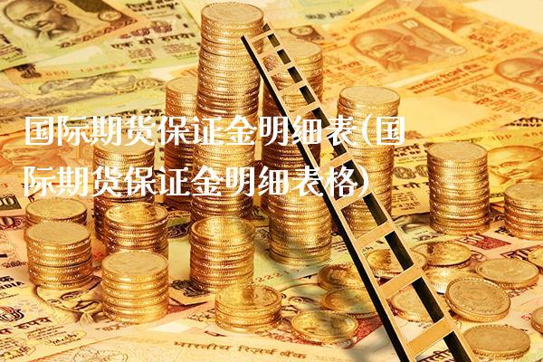 国际期货保证金明细表(国际期货保证金明细表格) (https://www.njaxzs.com/) 期货直播间 第1张