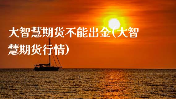 大智慧期货不能出金(大智慧期货行情) (https://www.njaxzs.com/) 黄金期货 第1张