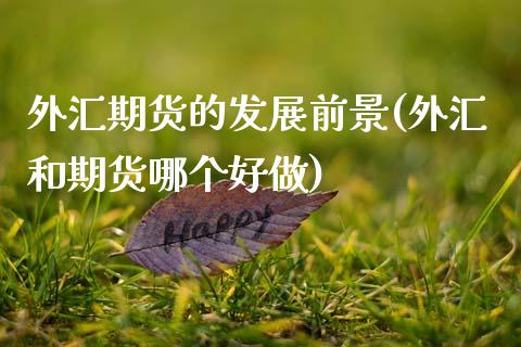 外汇期货的发展前景(外汇和期货哪个好做) (https://www.njaxzs.com/) 原油期货 第1张