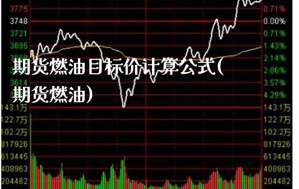 期货燃油目标价计算公式(期货燃油) (https://www.njaxzs.com/) 内盘期货 第1张