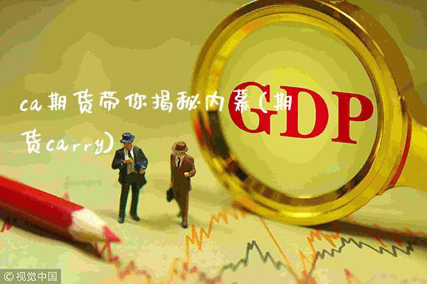 ca期货带你揭秘内幕(期货carry) (https://www.njaxzs.com/) 内盘期货 第1张